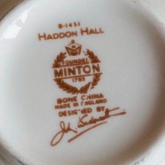 14 Royal Doulton Haddon Hall Minton Tea Cups - Picture 11 of 16
